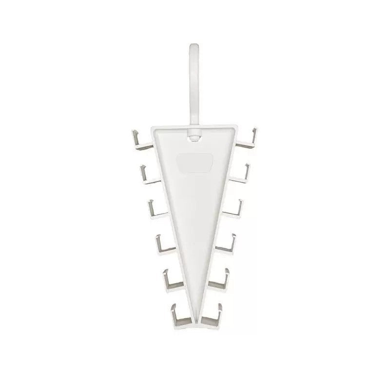 V-shaped Double-sided Clothes Rack Storage Shelf