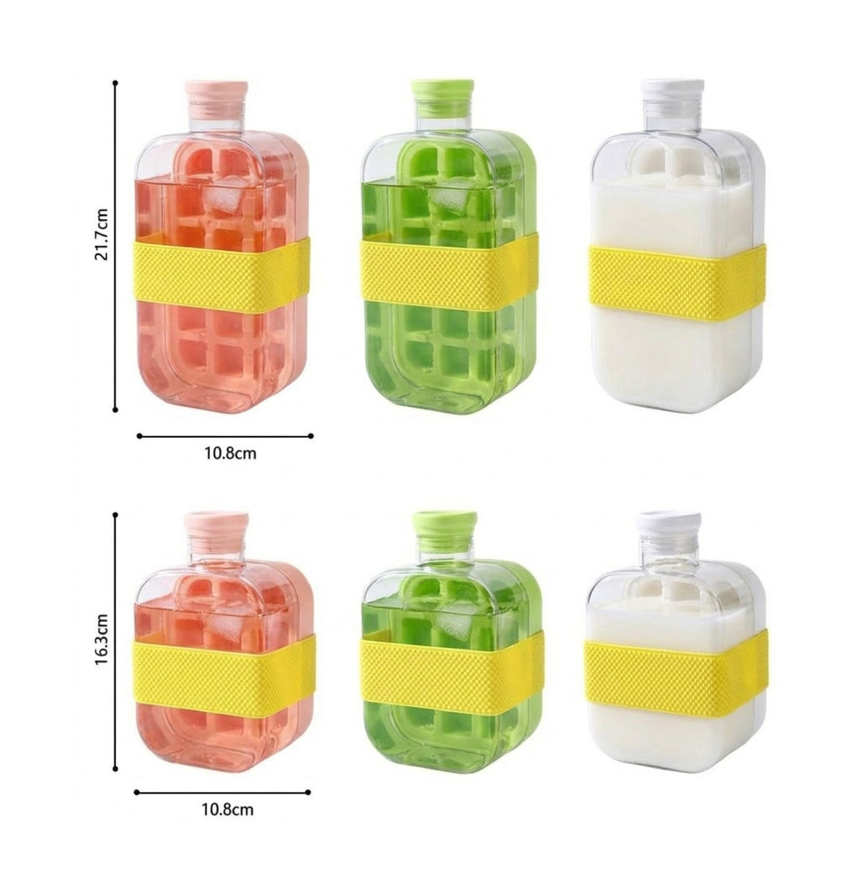 2-IN-1 Ice Cube Bottle & Fruit Infuser