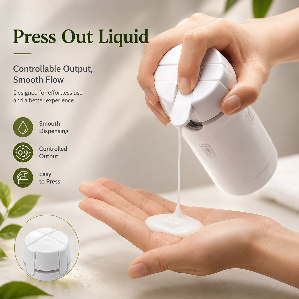 4-in-1 Leakproof Travel Dispenser Bottles