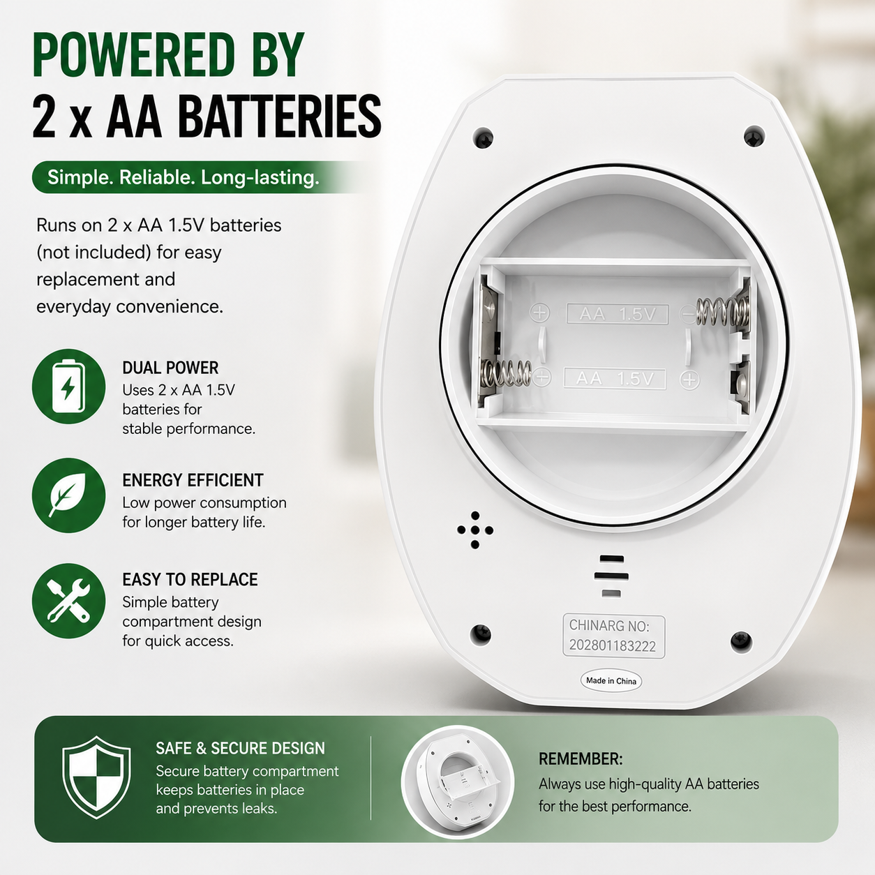 Waterproof Anti-Fog Splash-Proof Wall Clock