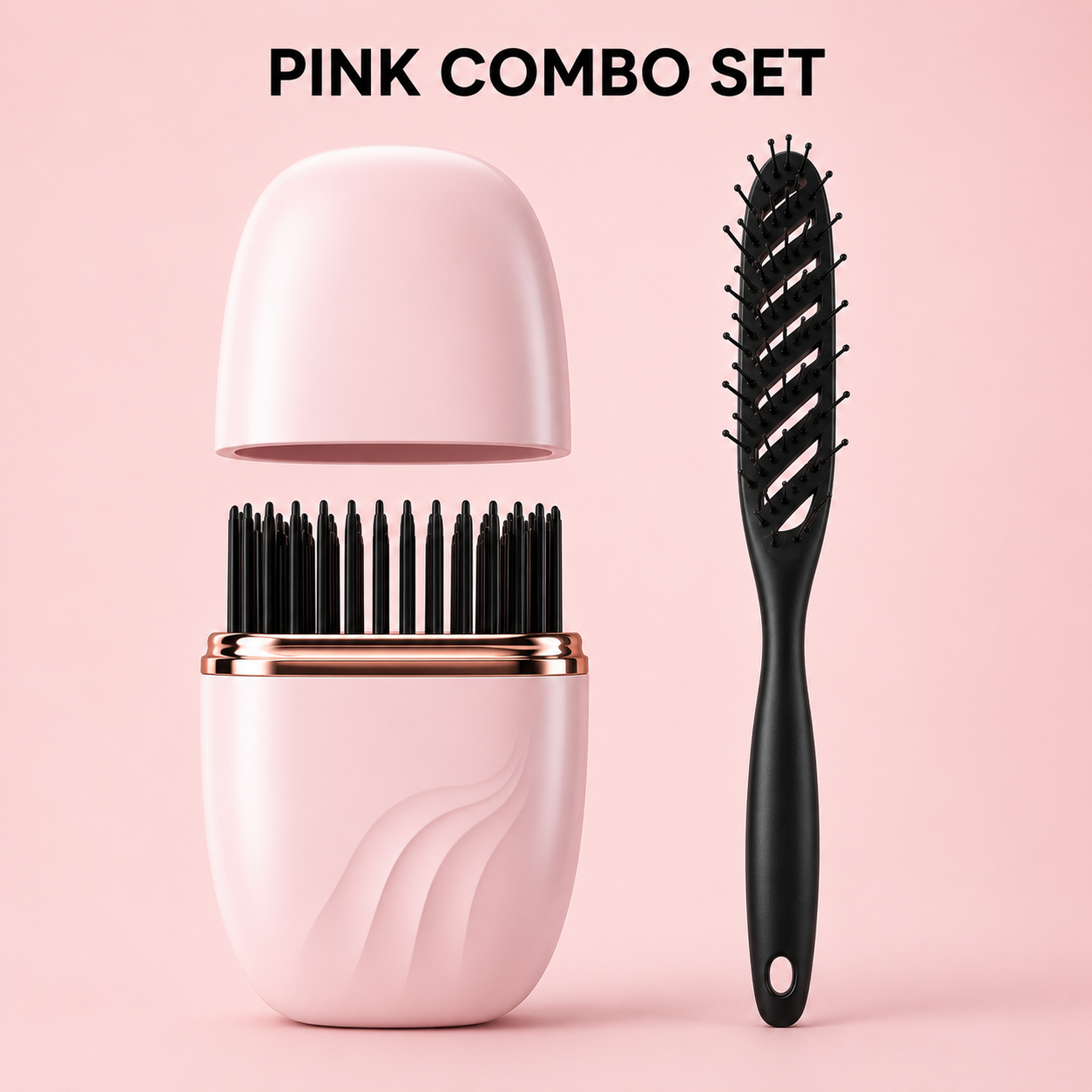 Mini Wireless Hair Straightening Comb