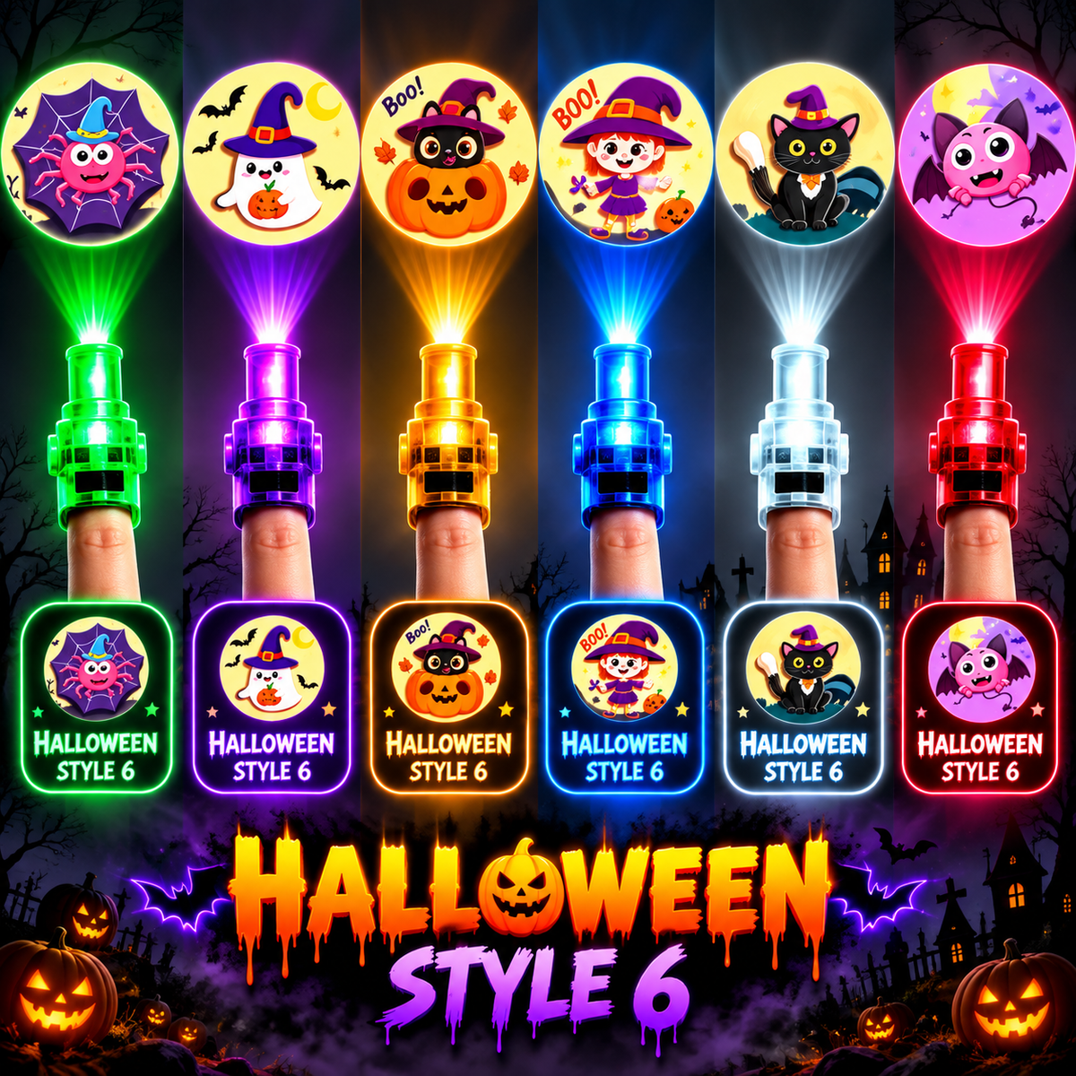 LED Halloween Projection Light