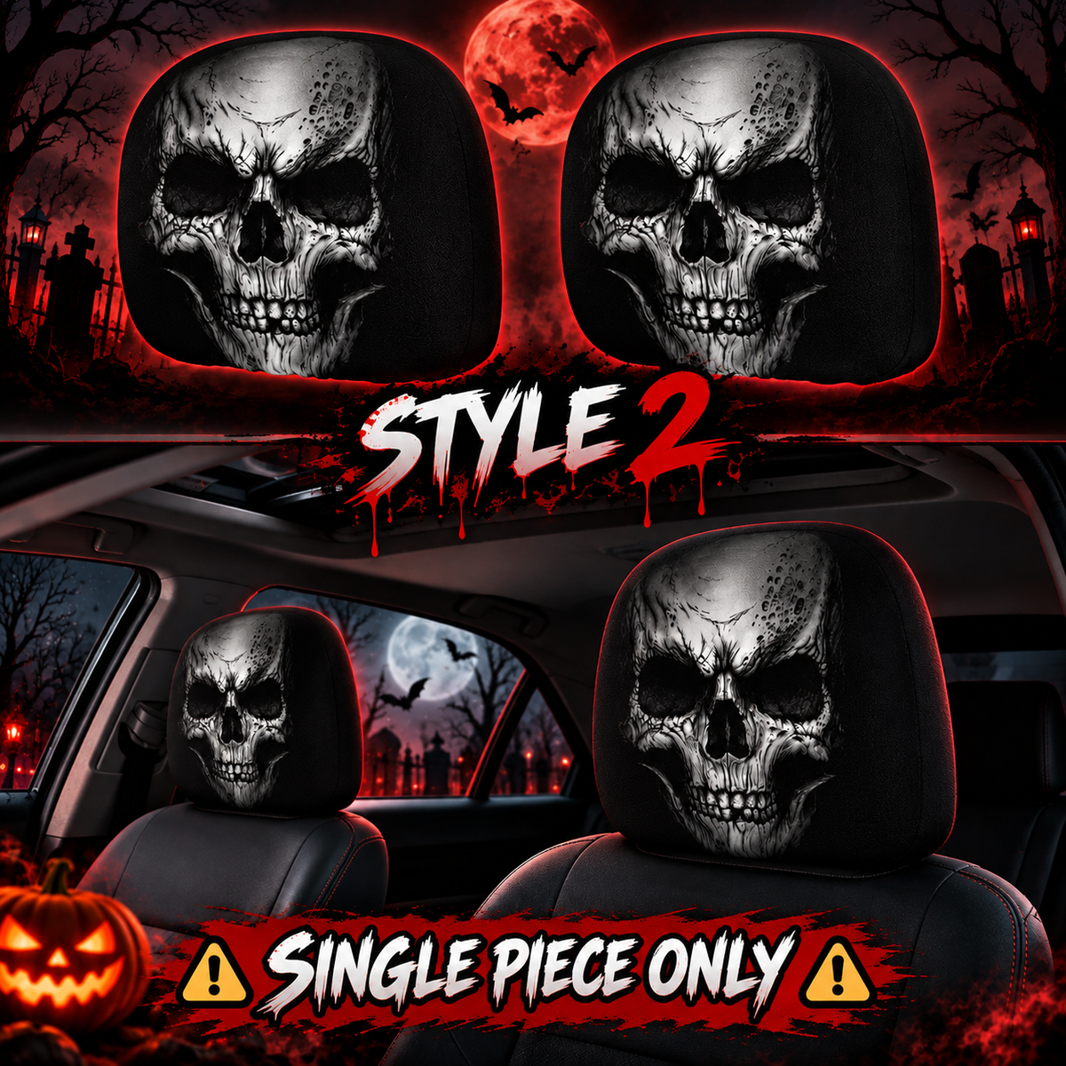 Universal Car Headrest Cover