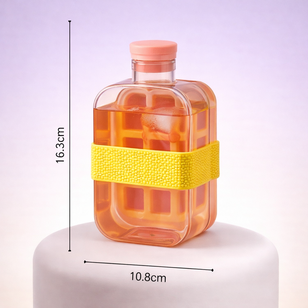 2-IN-1 Ice Cube Bottle & Fruit Infuser