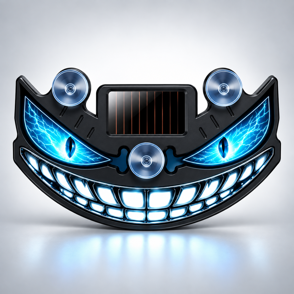 Solar-Powered Devil's Eye Car Light