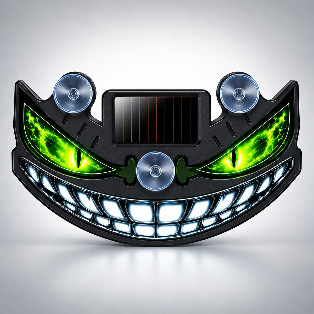 Solar-Powered Devil's Eye Car Light