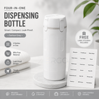 4-in-1 Leakproof Travel Dispenser Bottles