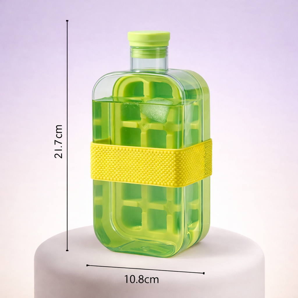 2-IN-1 Ice Cube Bottle & Fruit Infuser