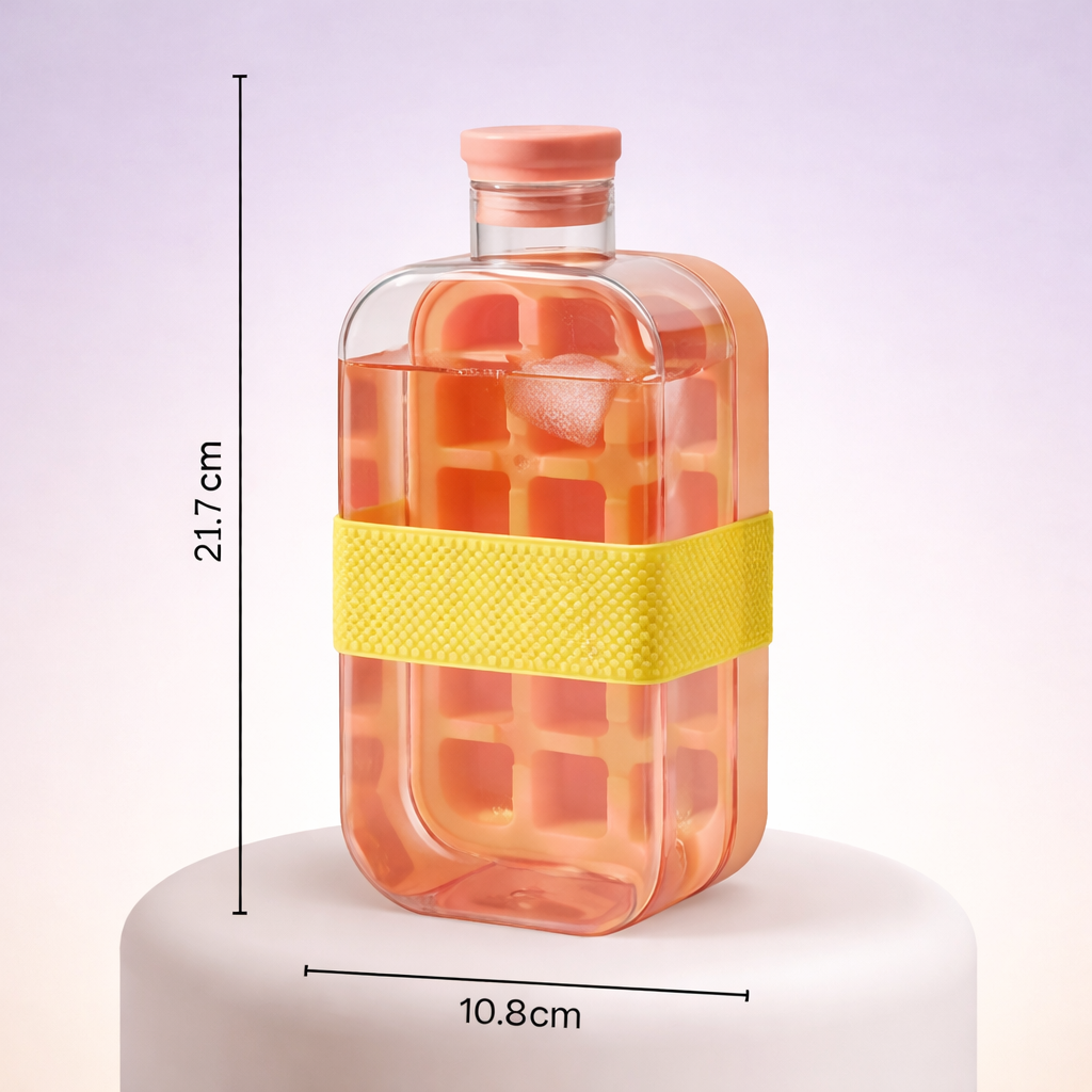 2-IN-1 Ice Cube Bottle & Fruit Infuser