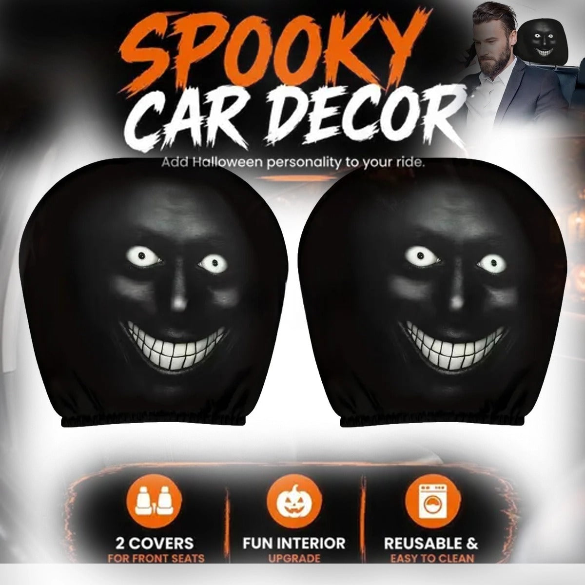 Universal Car Headrest Cover