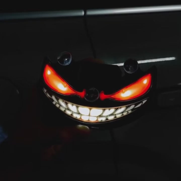 Solar-Powered Devil's Eye Car Light