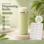 4-in-1 Leakproof Travel Dispenser Bottles